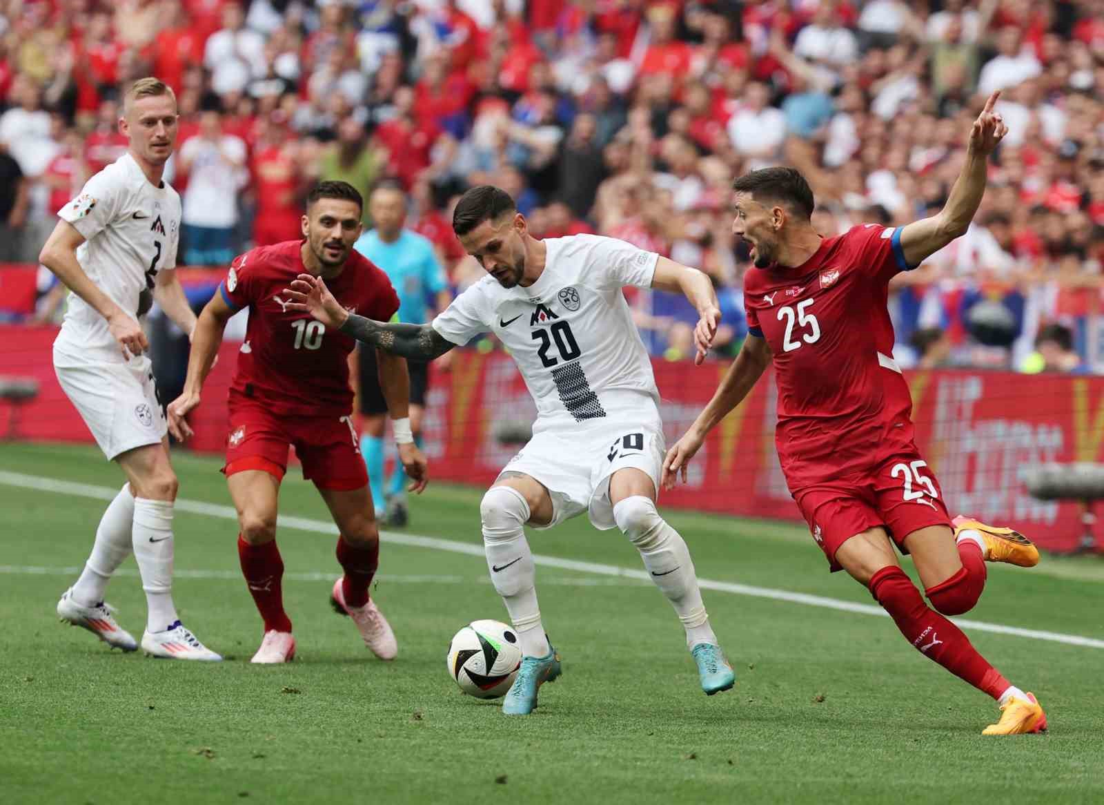 EURO 2024: Slovenya: 1 - Sırbistan: 1
