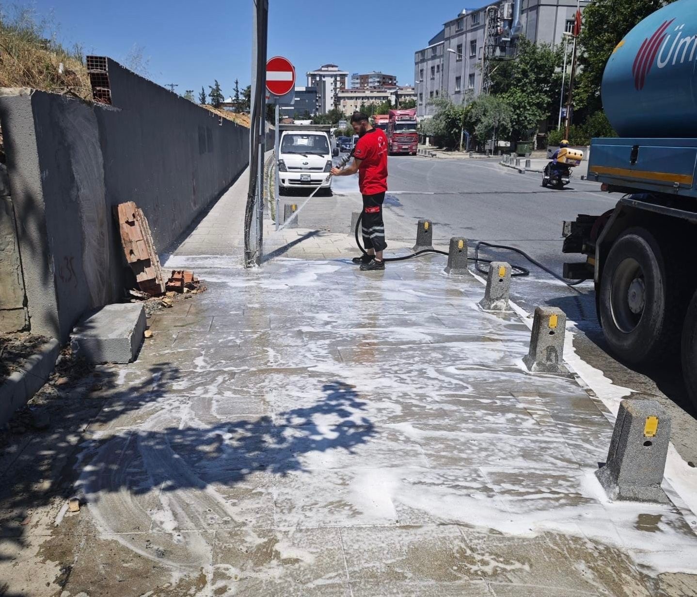 Ümraniye’de Kurban Bayramı sonrası temizlik
