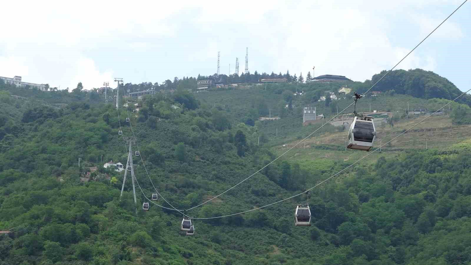 Ordu’da teleferik yoğunluğu
