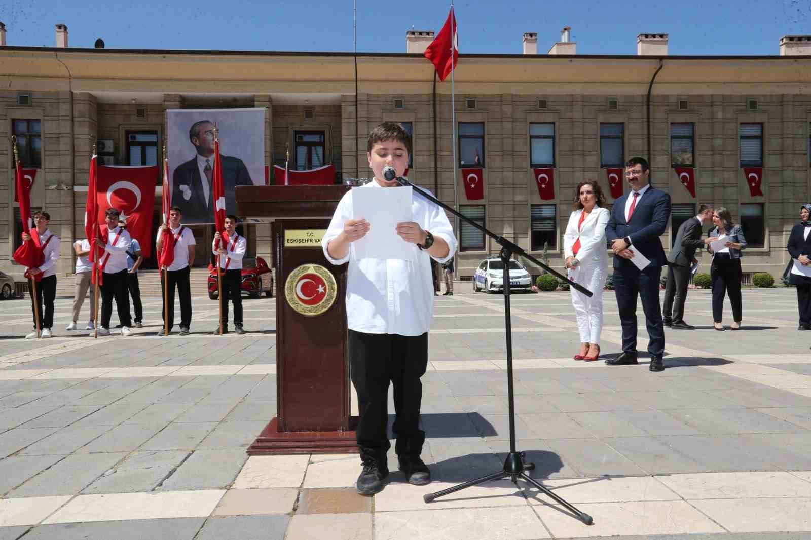 Atatürk’ün Eskişehir’i ziyaretinin 104’üncü yıl dönümü törenle kutlandı
