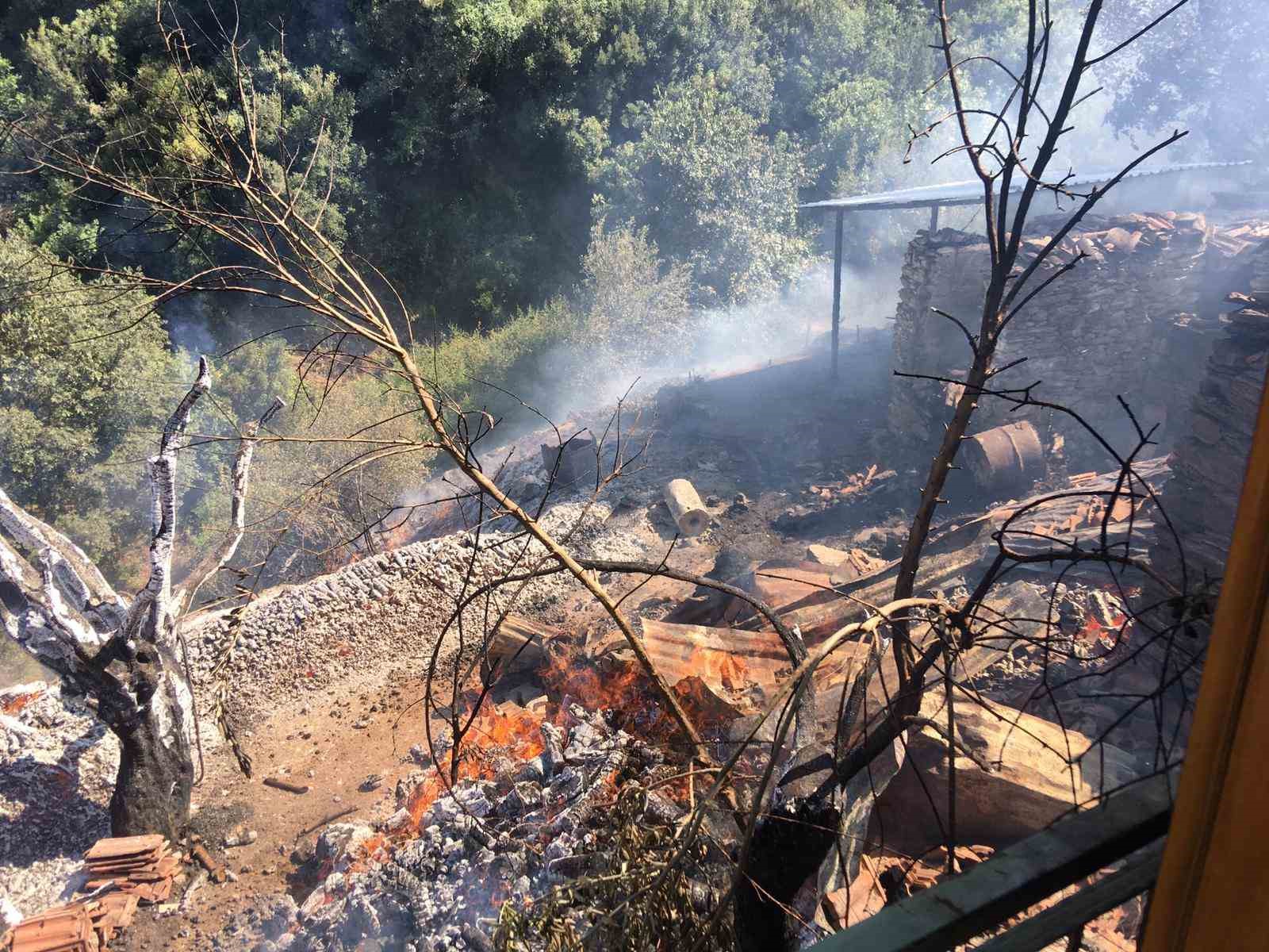 Aydın’da iki ayrı noktada yangın çıktı
