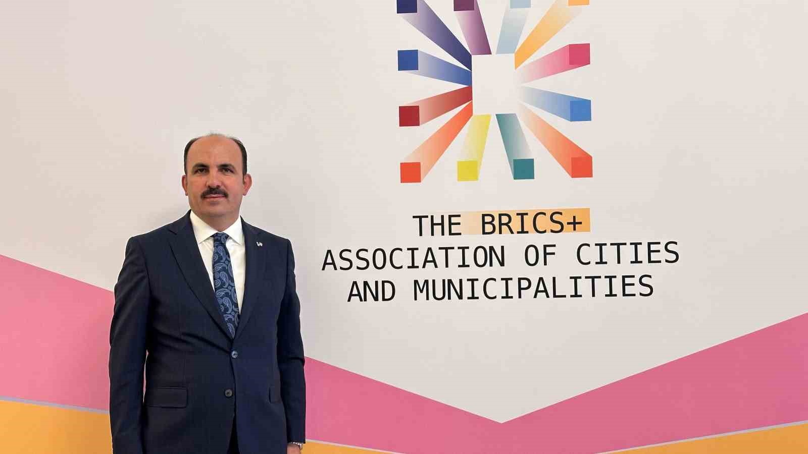 UCLG Başkanı Altay BRICS+ Şehirler Ve Belediyeler Birliği kuruluş toplantısına katıldı
