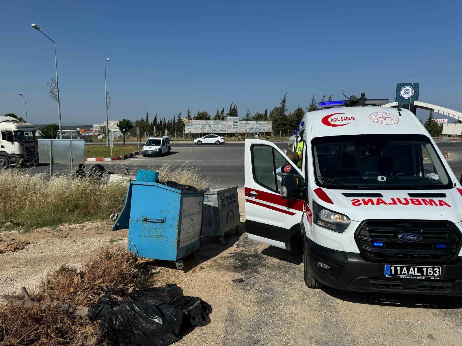 Bu araçtan burunları bile kanamadan çıktılar
