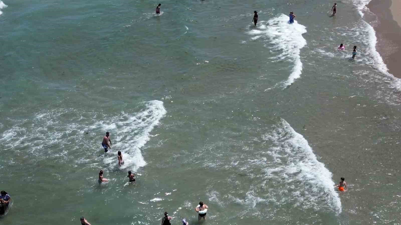 Tekirdağ sahillerinde bayram tatili yoğunluğu devam ediyor
