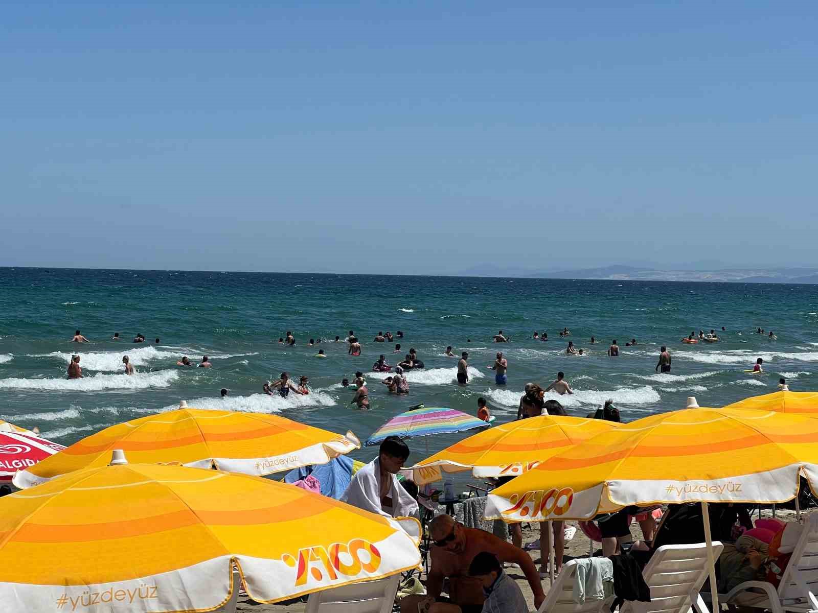 Tekirdağ sahillerinde bayram tatili yoğunluğu devam ediyor
