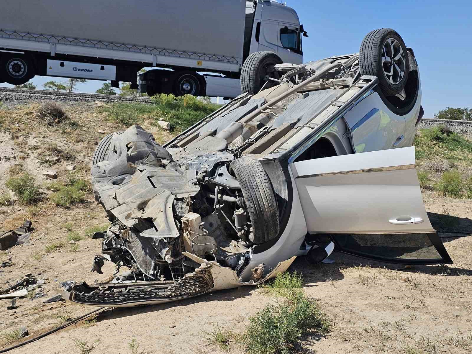 Aksaray’da trafik kazası: 2’si çocuk 3 yaralı
