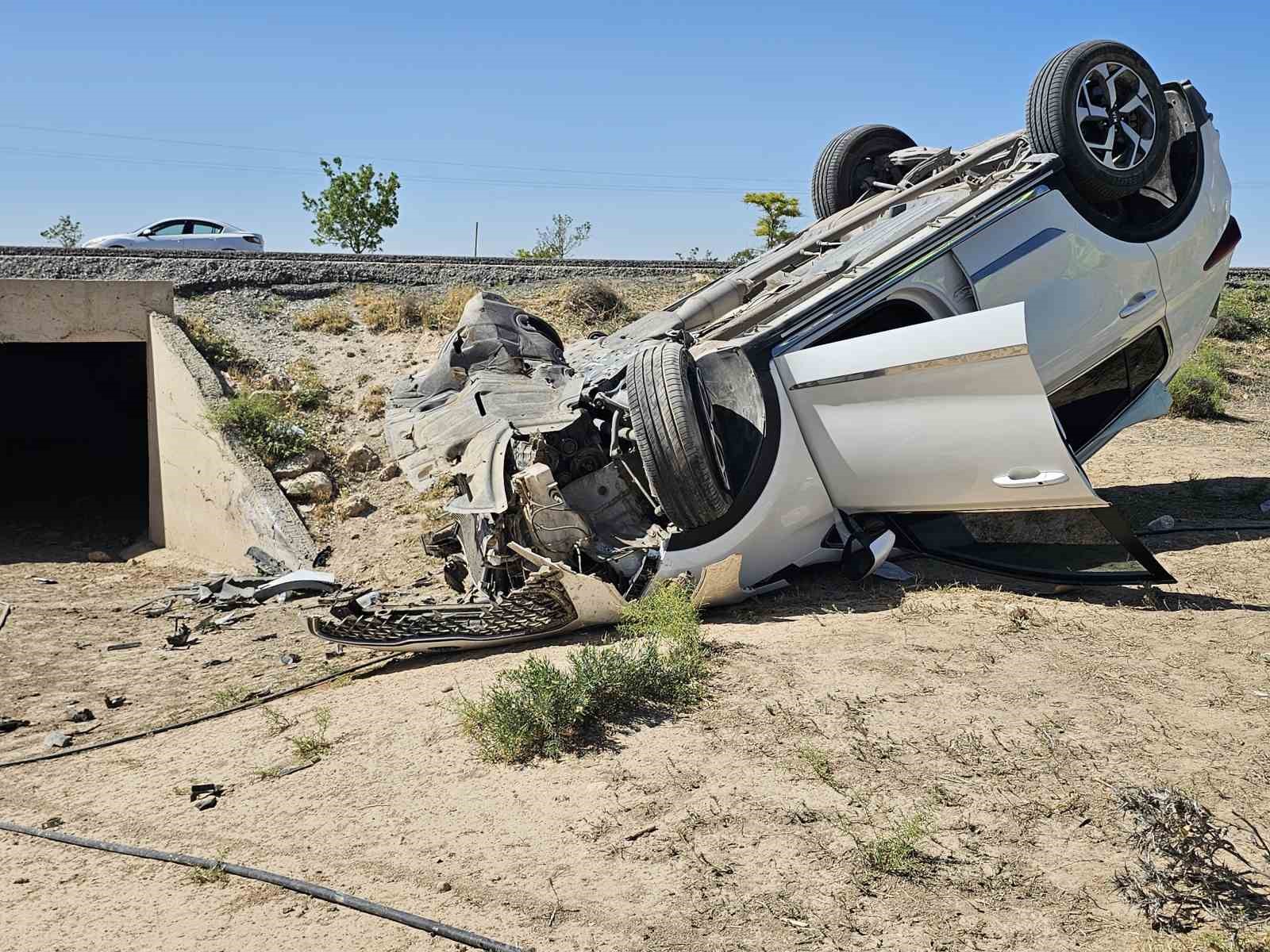 Aksaray’da trafik kazası: 2’si çocuk 3 yaralı
