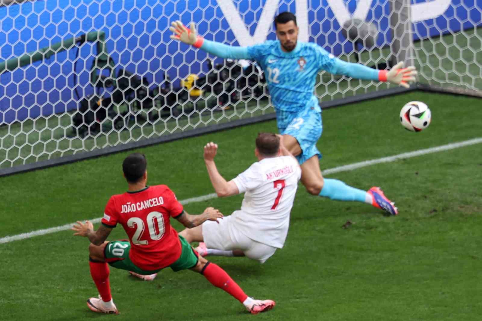 EURO 2024: Türkiye: 0 - Portekiz: 2 (İlk yarı)
