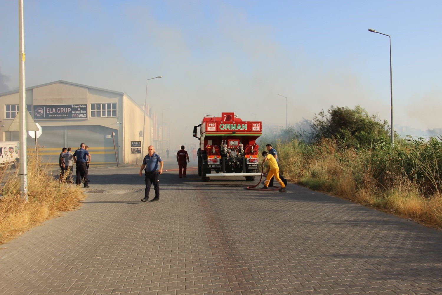 Aydın’da dumanlar gökyüzünü kapladı
