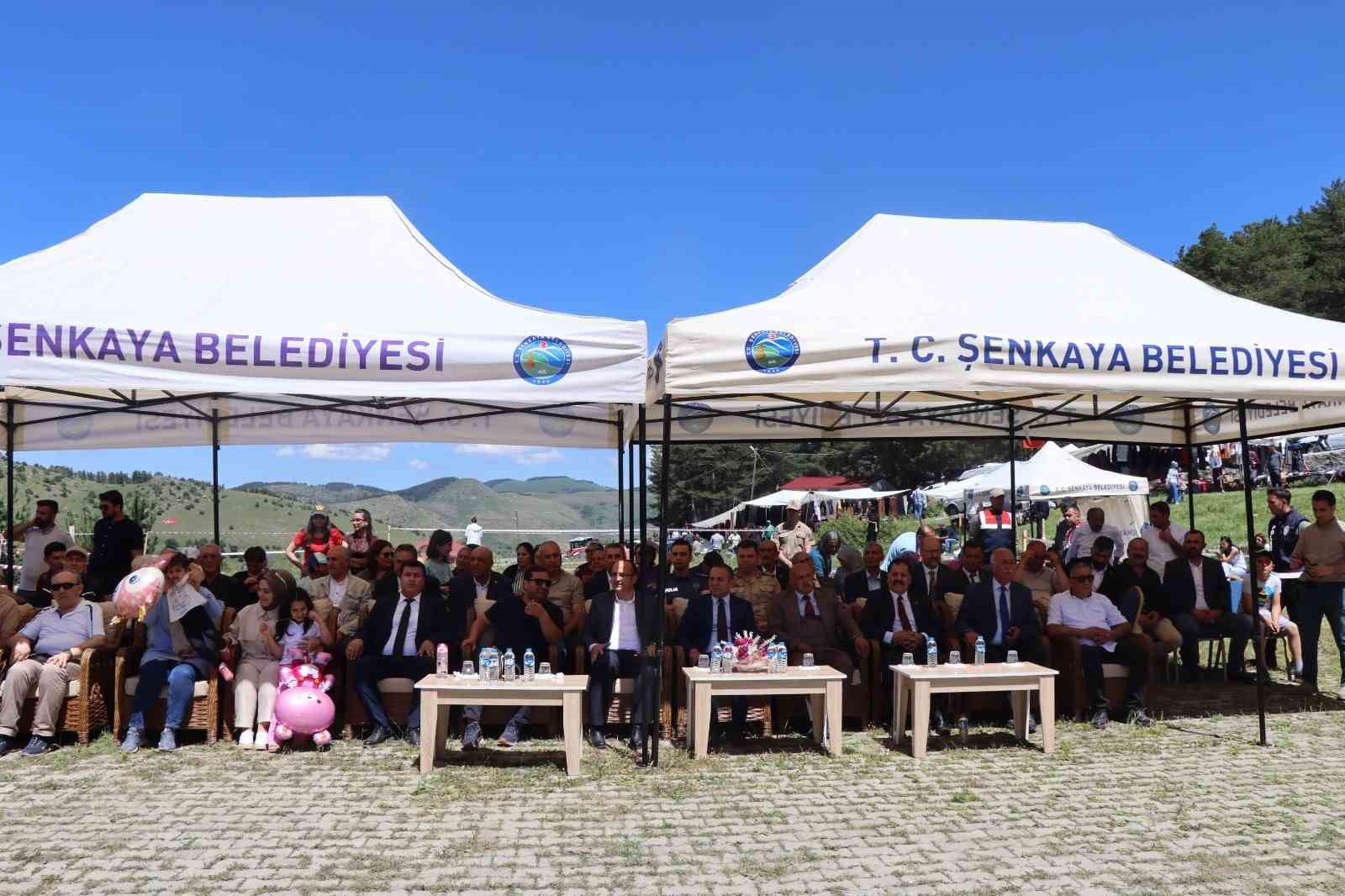 Şenkaya’da festival coşkusu
