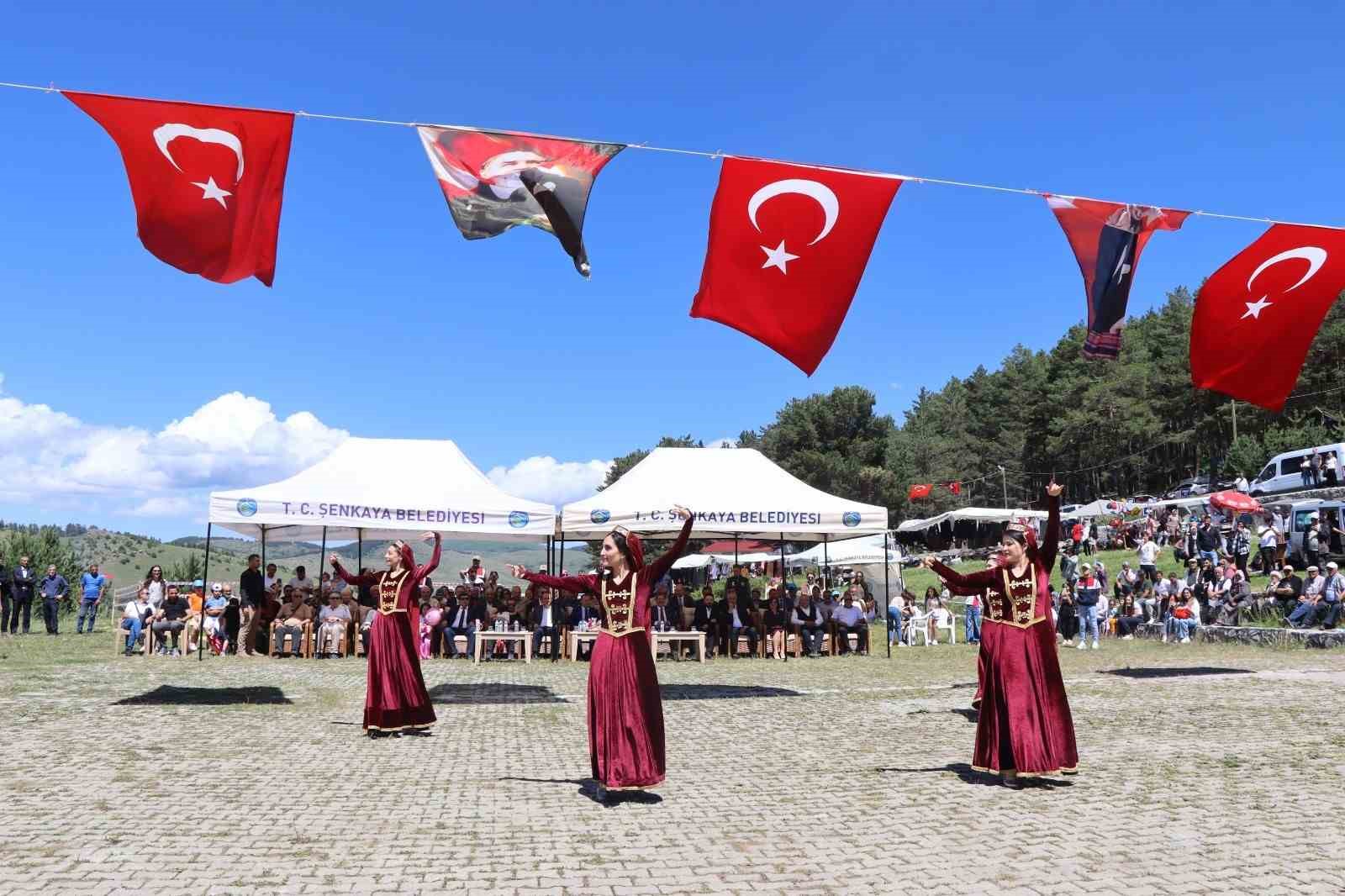 Şenkaya’da festival coşkusu
