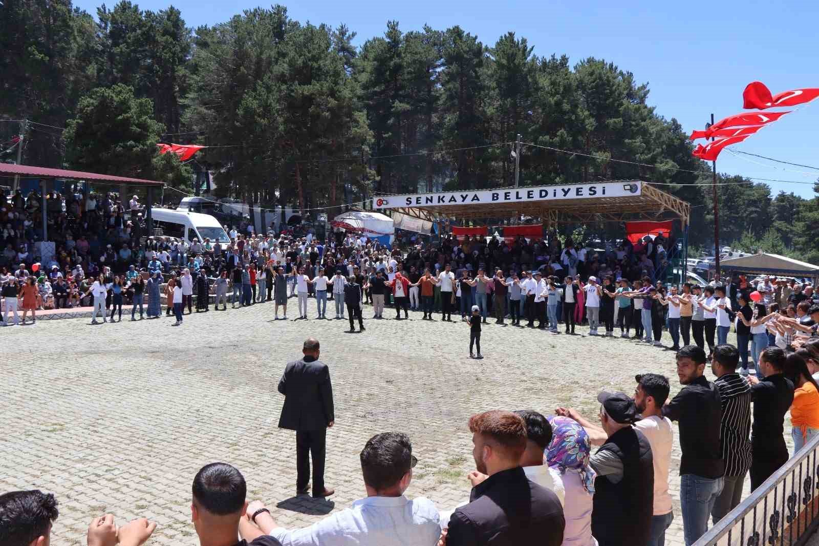 Şenkaya’da festival coşkusu
