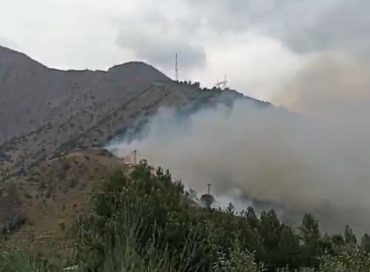 Hakkari’de anız yangını yerleşim yerlerine sıçradı
