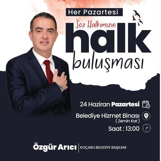 Koçarlı Belediye Başkanı Arıcı’dan halk buluşması daveti
