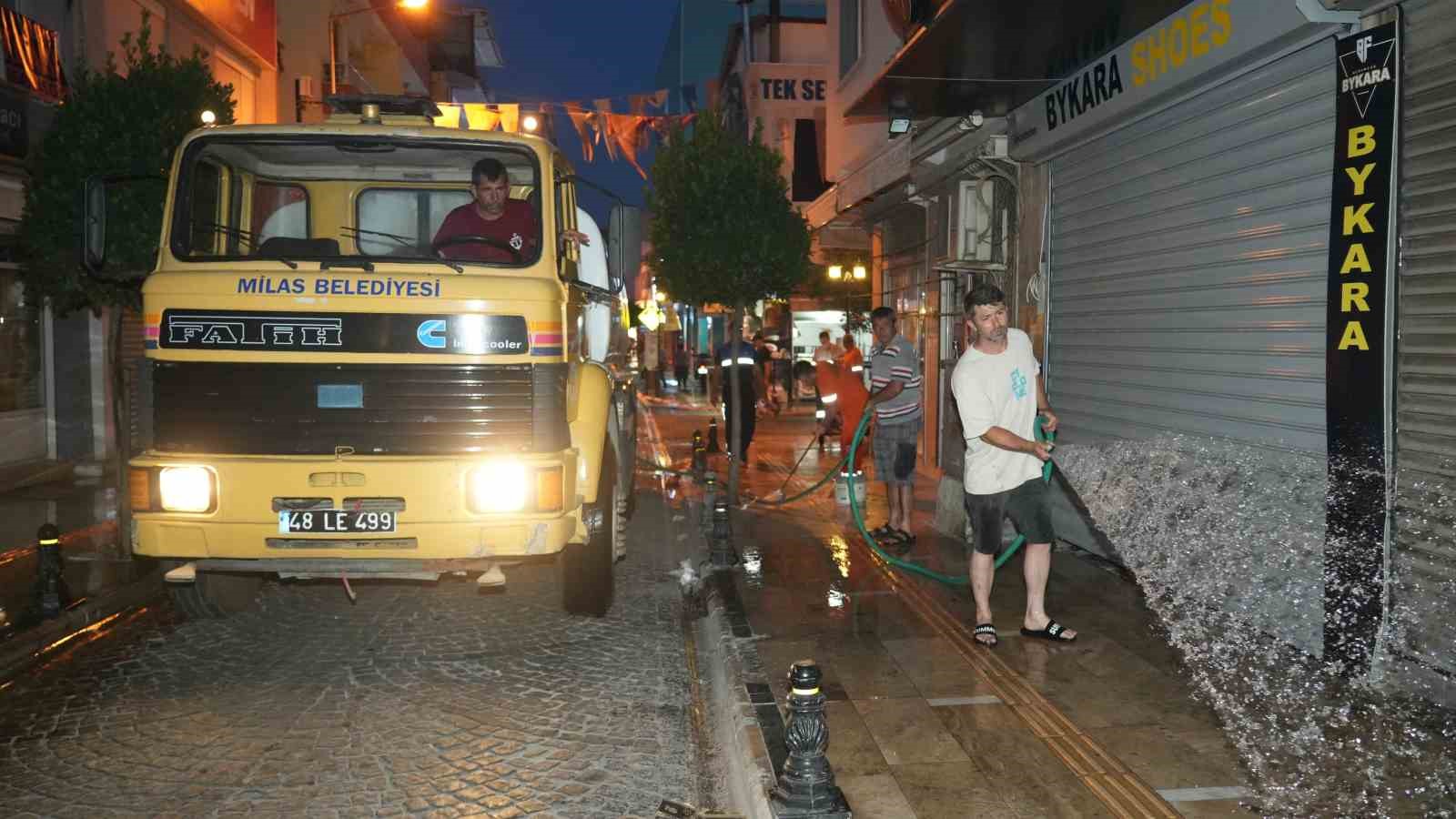 Milas Belediyesi’nden temizlik seferberliği
