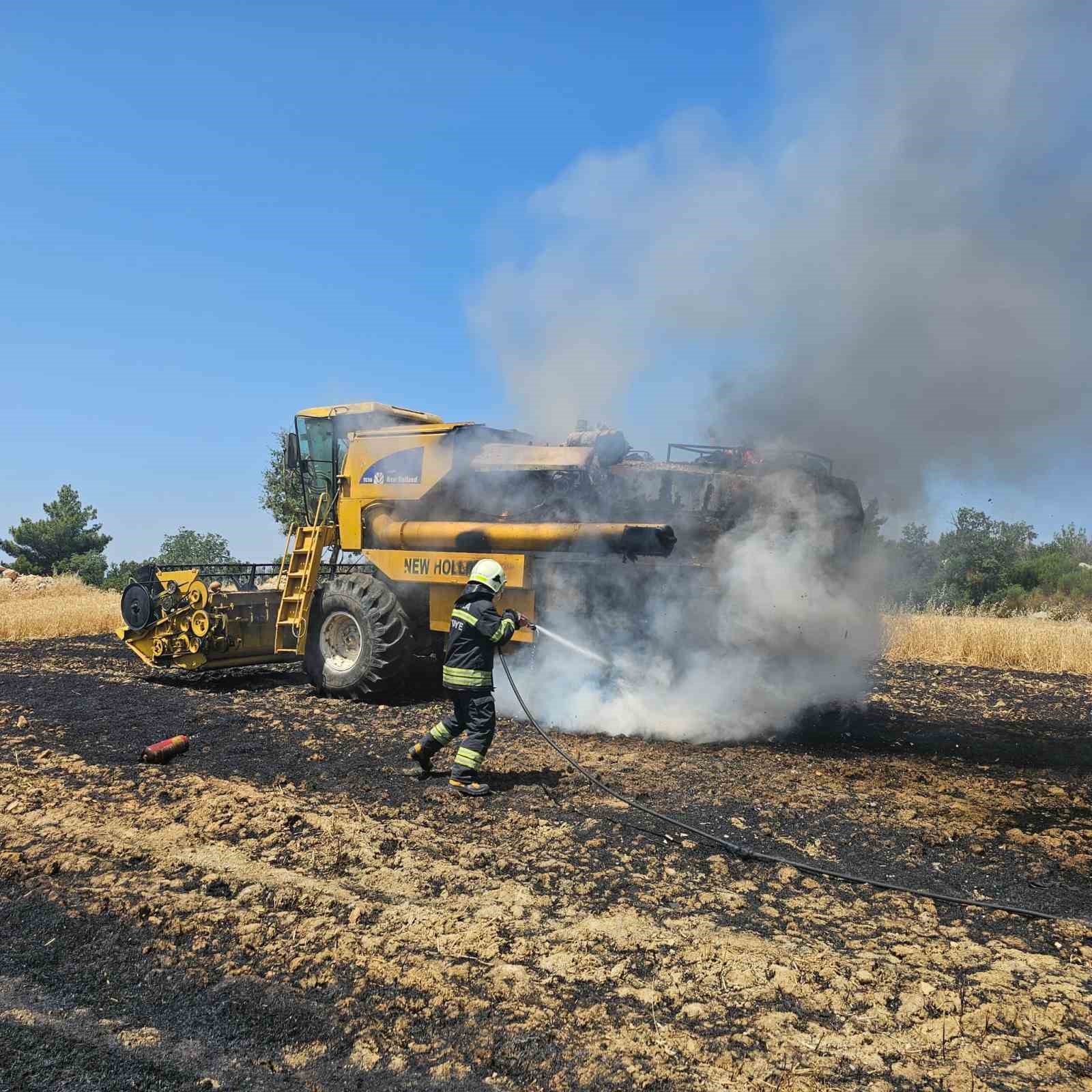 Seydikemer’de Biçerdöver yangını
