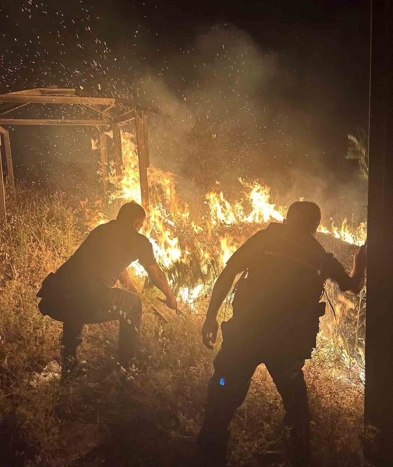 Mesire alanının küle dönmesini jandarma önledi
