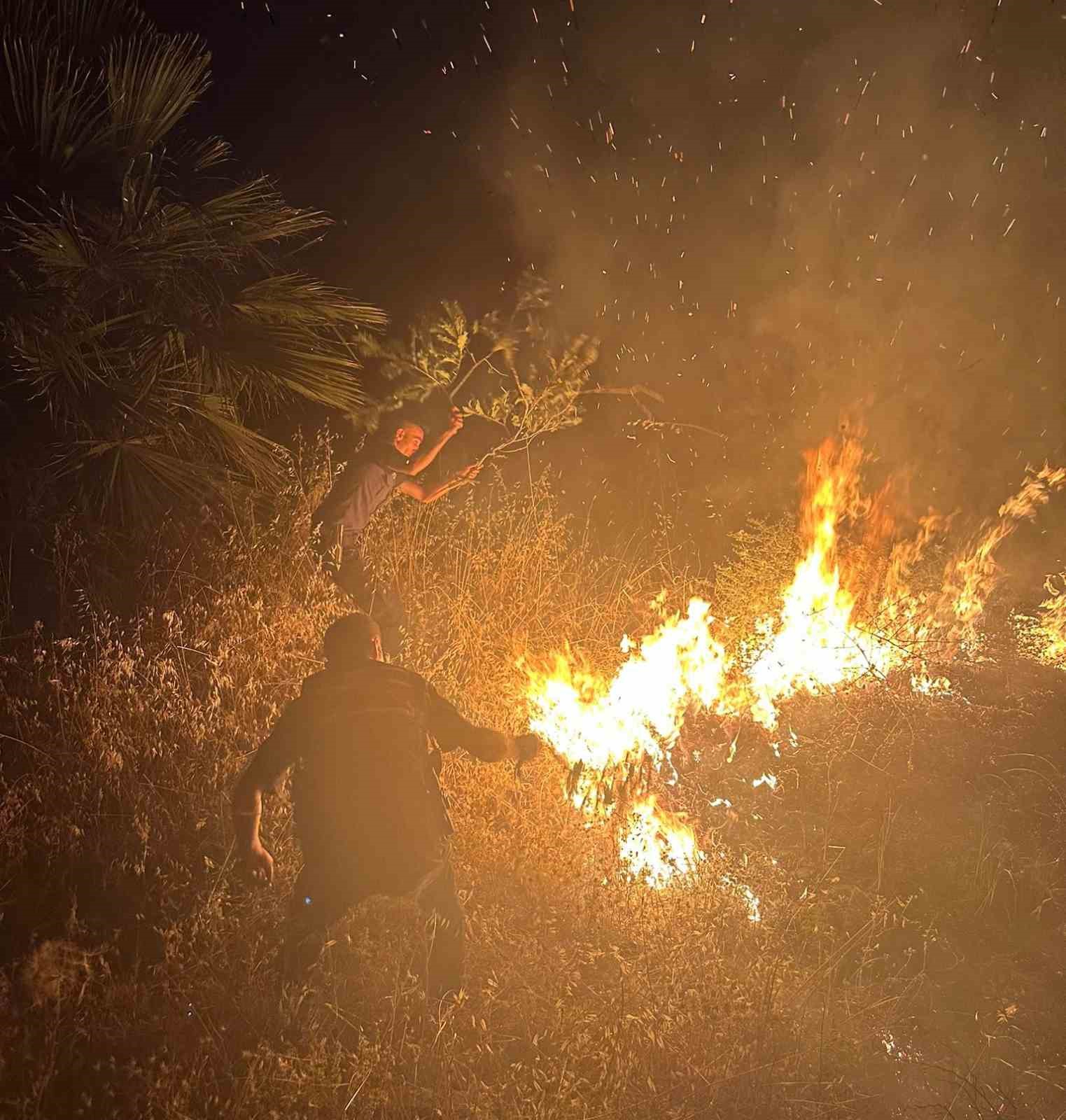 Mesire alanının küle dönmesini jandarma önledi
