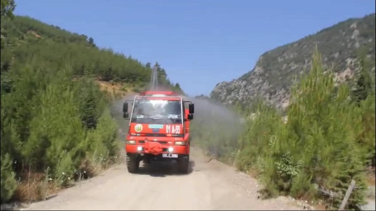 Feke’de orman yangını tatbikatı yapıldı
