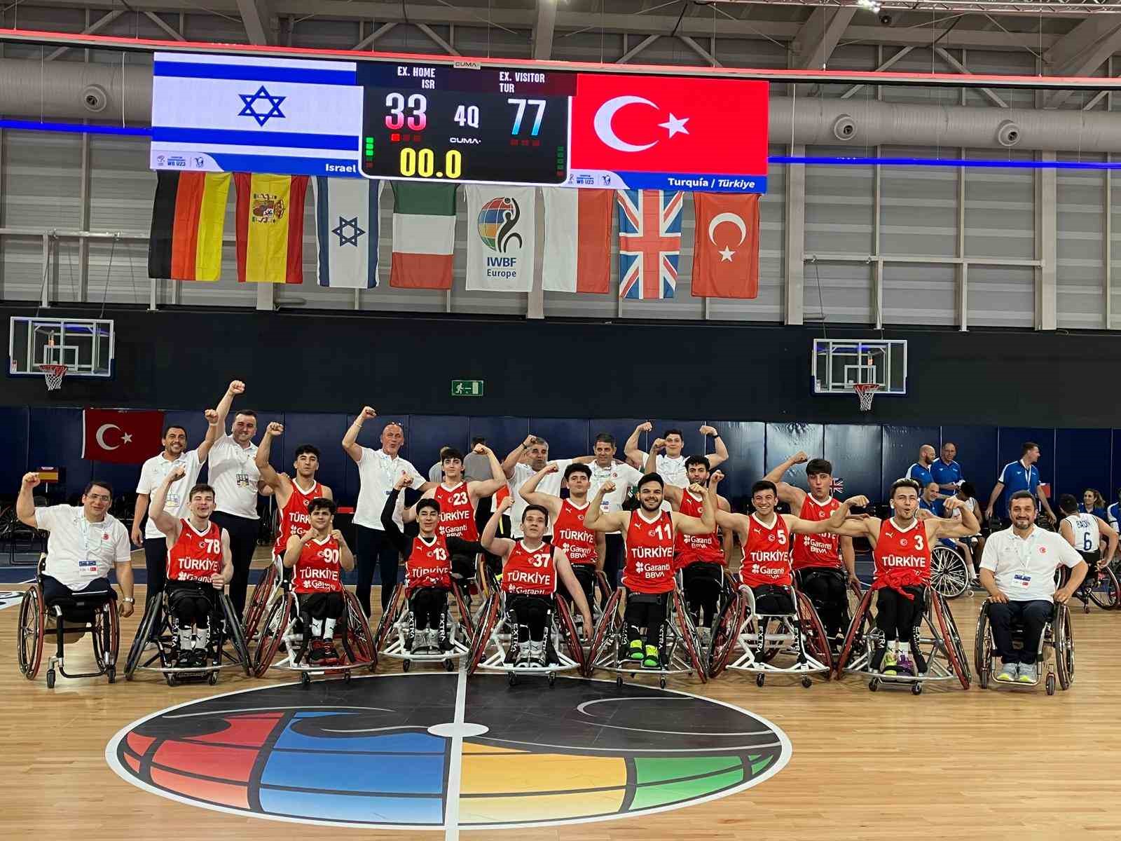 U23 Tekerlekli Sandalye Milli Takımı, IWBF Avrupa Şampiyonası ilk maçını kazandı
