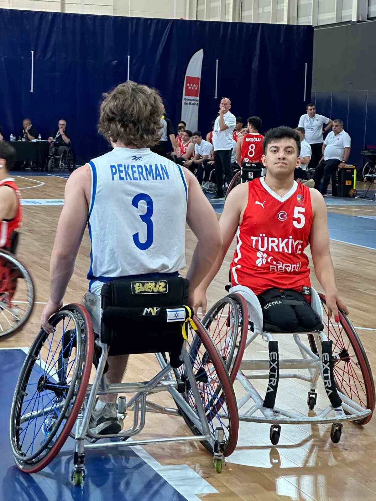 U23 Tekerlekli Sandalye Milli Takımı, IWBF Avrupa Şampiyonası ilk maçını kazandı
