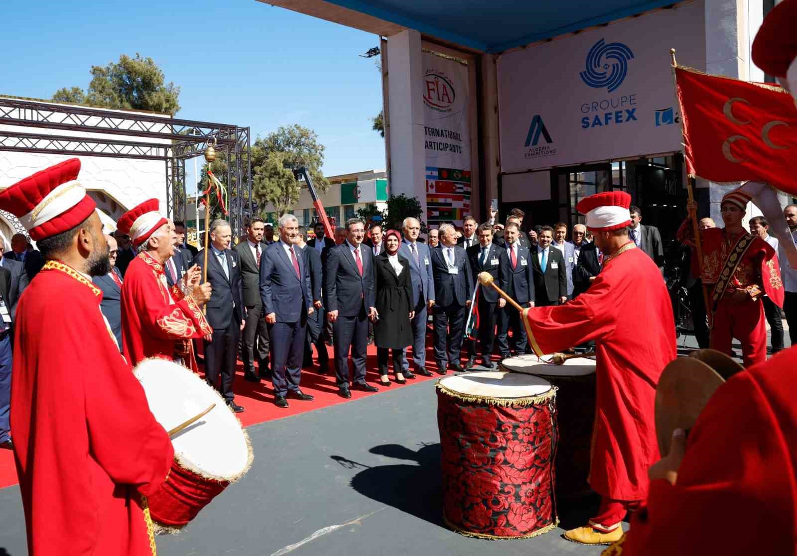 Cumhurbaşkanı Yardımcısı Yılmaz, 55. Uluslararası Cezayir Fuarı’nın açılışına katıldı
