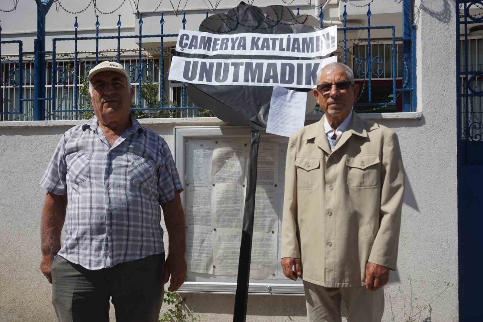 Çamerya katliamı unutulmadı: Yunanistan’ın Edirne Konsolosluğu önüne siyah çelenk bırakıldı
