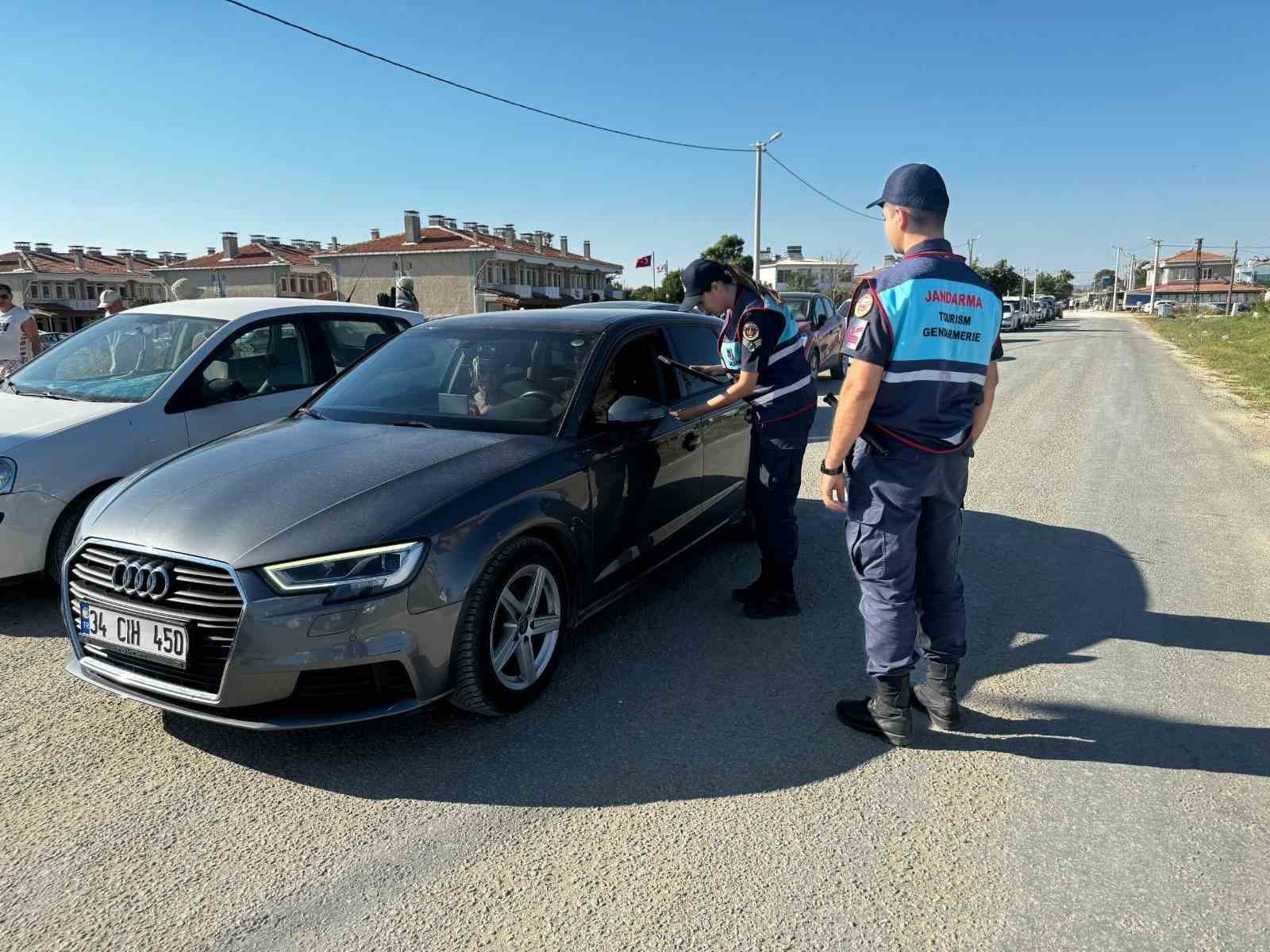 Enez sahilinde huzur ve güvenlik denetimleri
