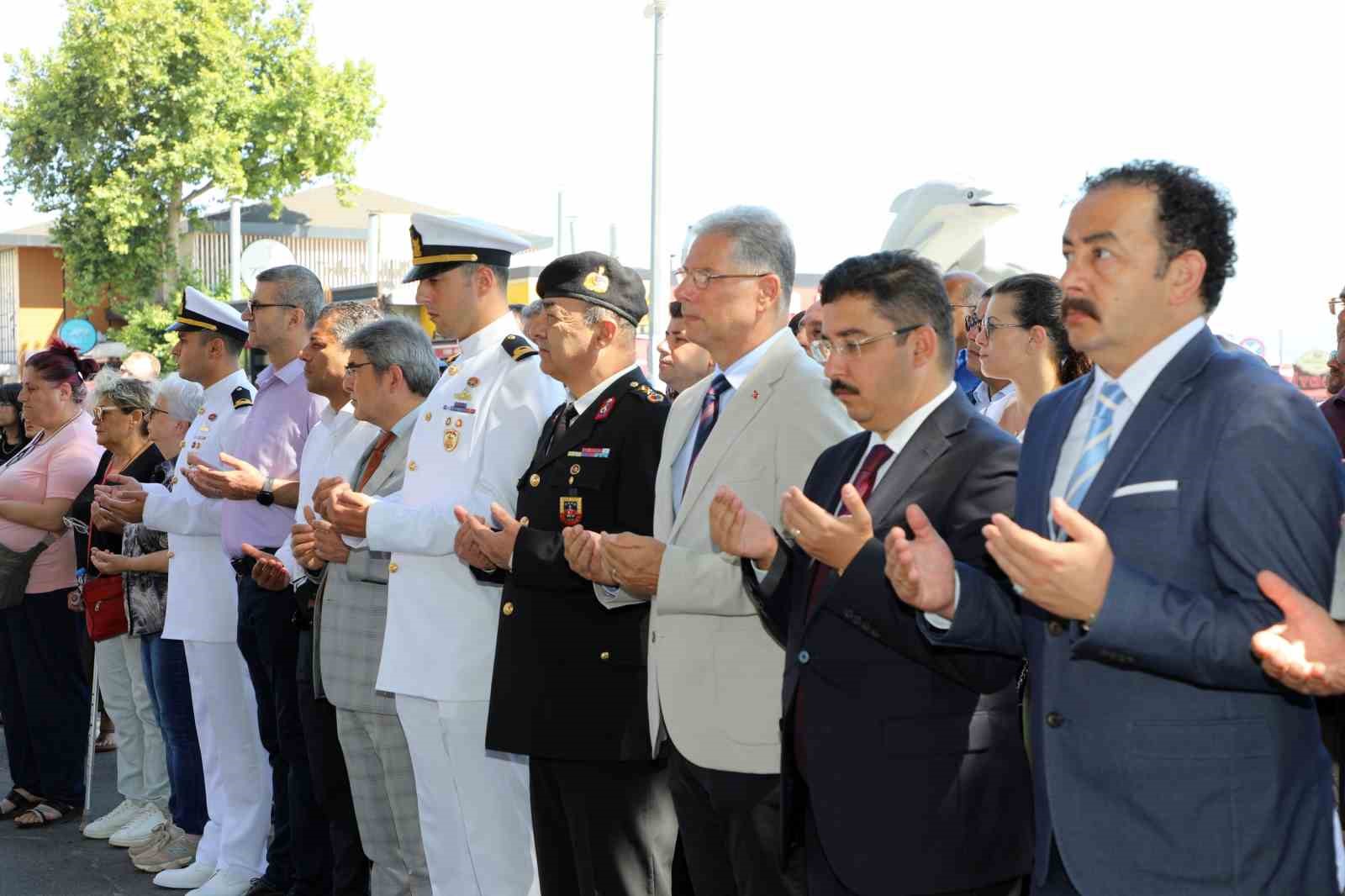 Mudanyalı kahraman Şükrü Çavuş törenle anıldı
