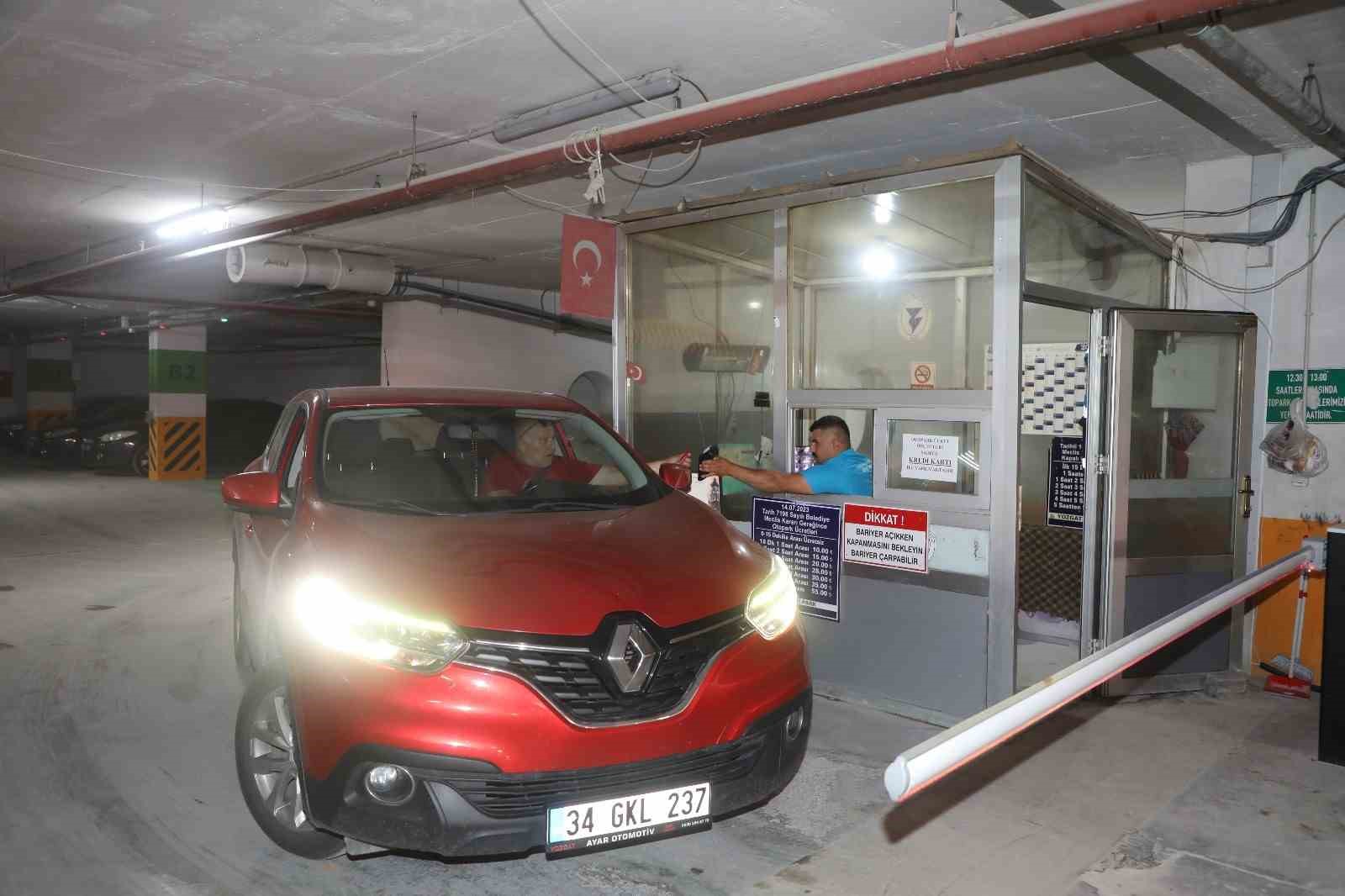 Yozgat Belediyesi kapalı otoparkında yeni sistem devreye girdi
