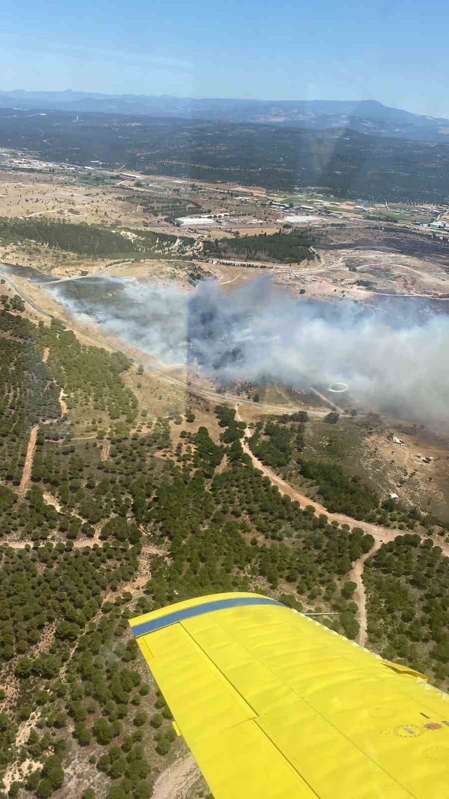 Ayvalık’taki yangın kontrol altına alındı
