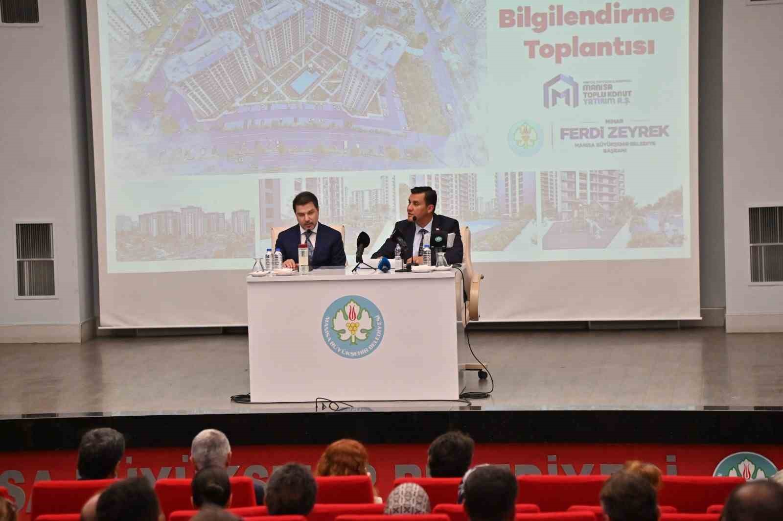 Manisa Büyükşehir Belediyesinden ev sahibi olma imkanı
