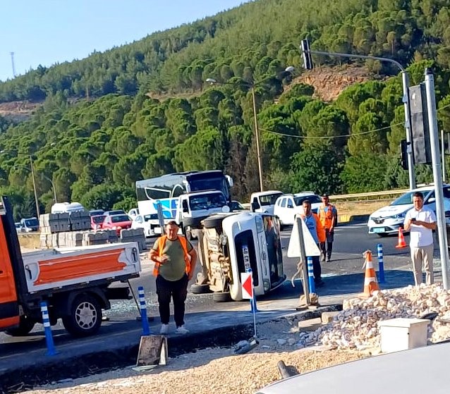 Menteşe’de trafik kazası: 1 yaralı
