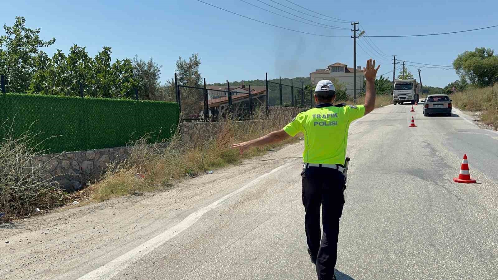 Bursa’da tehlike saçan hafriyat kamyon sürücüleri teker teker yakalandı
