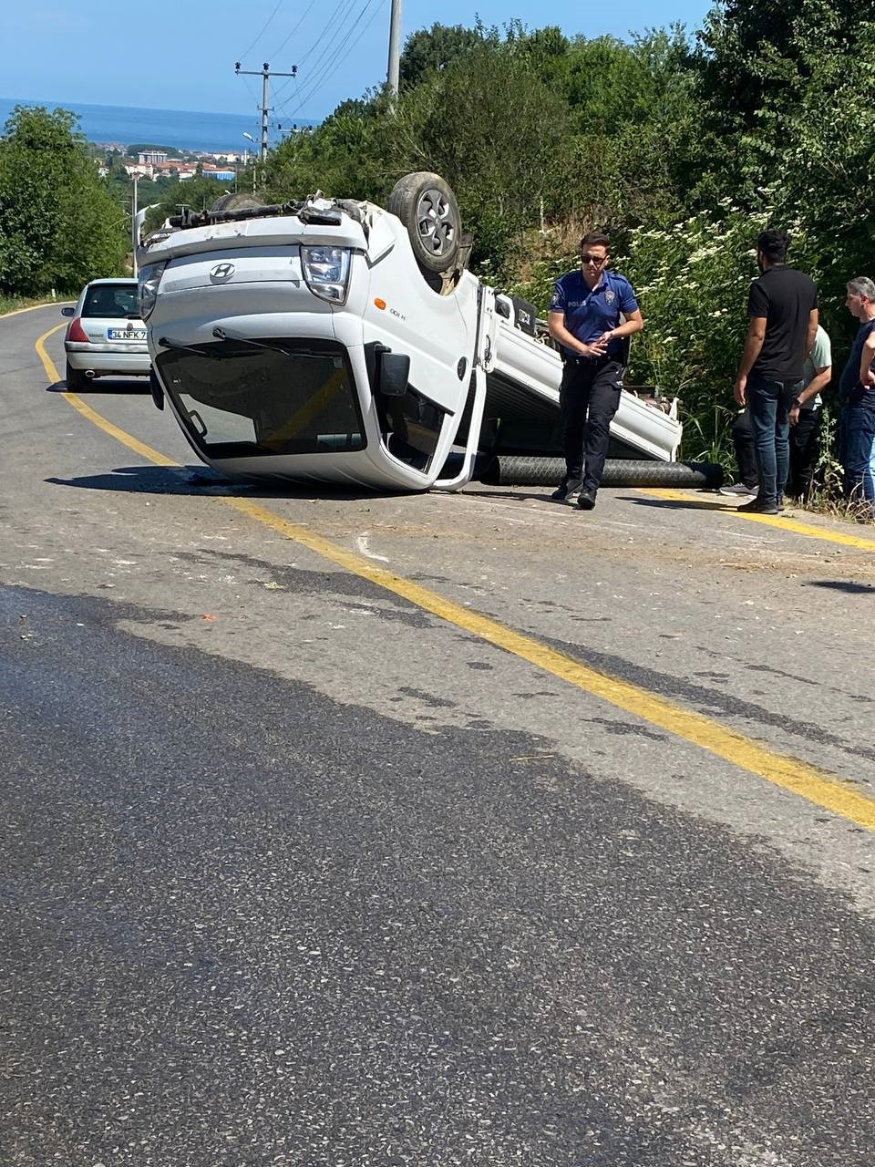 Sakarya’da kamyonet takla attı: 1 yaralı
