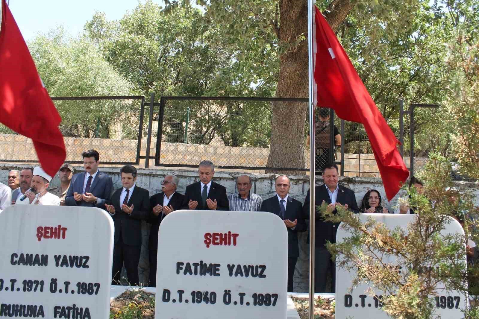 Mardin’de 37 yıl önce PKK’lı teröristlerce katledilen 30 şehit anıldı
