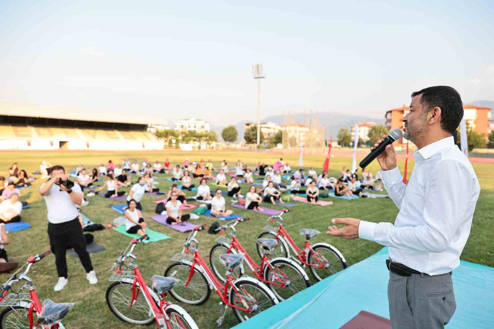 Denizli’de Dünya Yoga Günü kadınlarla kutlandı
