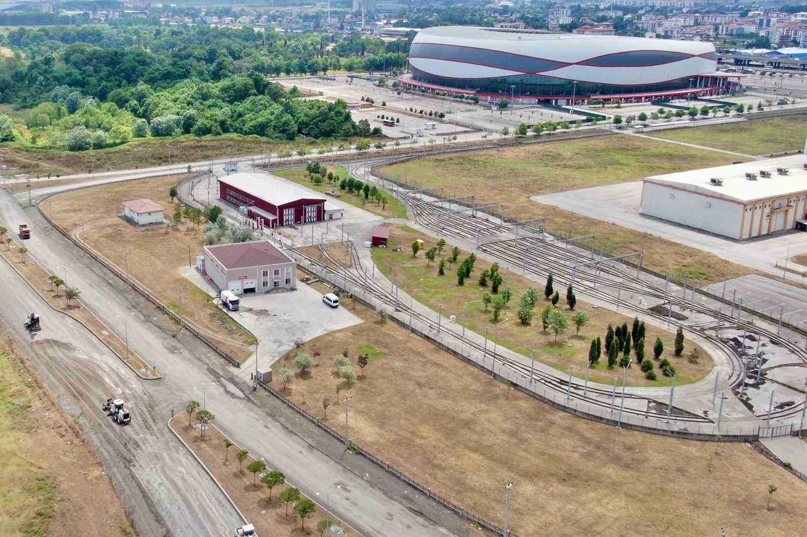 Samsunspor stadı yol düzenleme çalışmaları başladı
