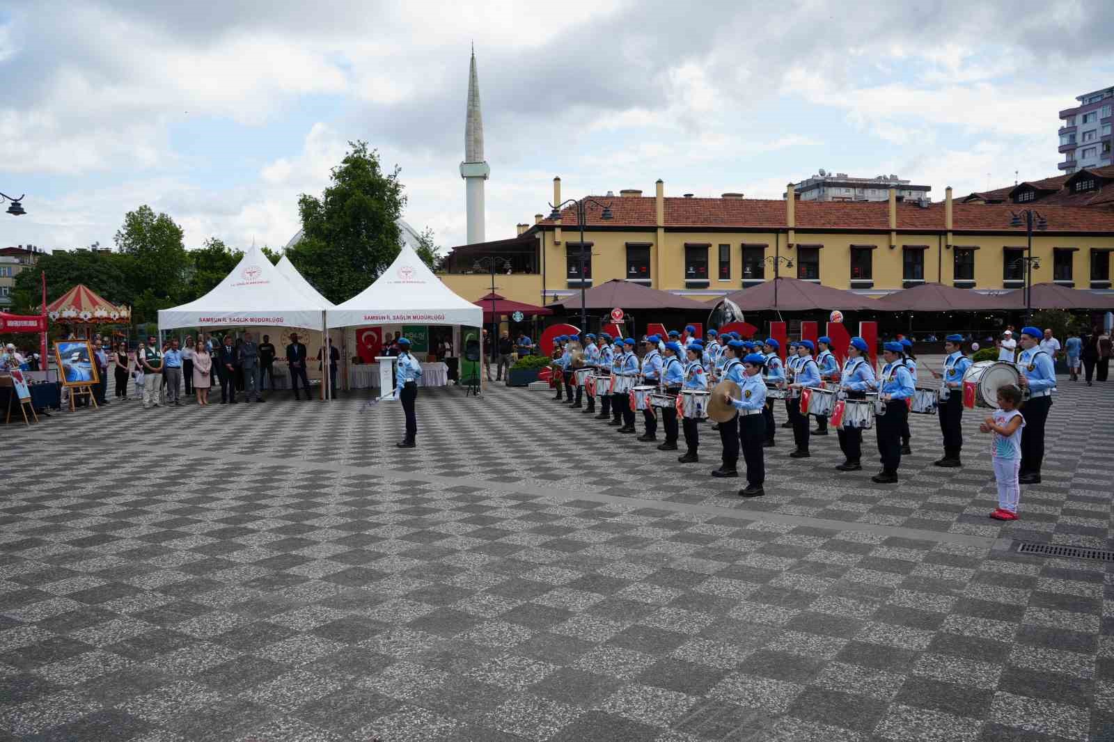 Samsun’da vatandaşlar uyuşturucuya karşı bilgilendirildi
