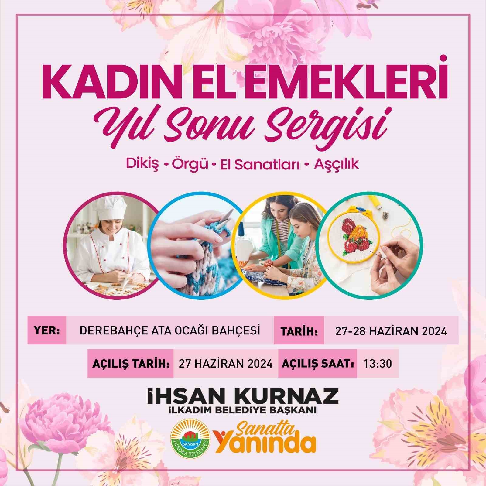 İlkadım’dan Kadın El Emekleri Sergisi
