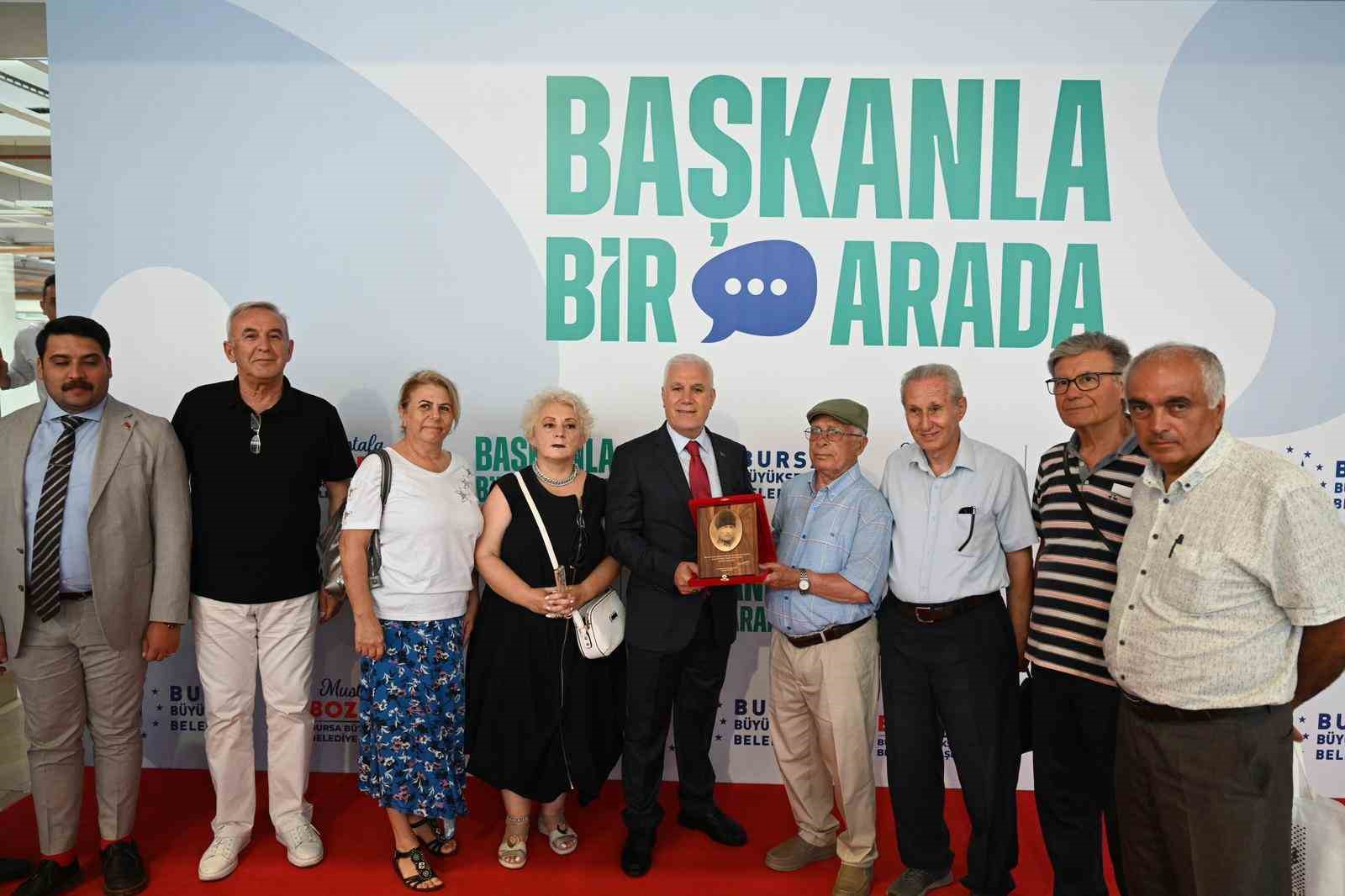 Bursalılar, Başkan Bozbey ile buluştu
