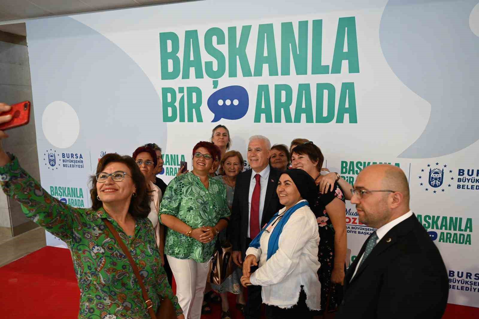 Bursalılar, Başkan Bozbey ile buluştu
