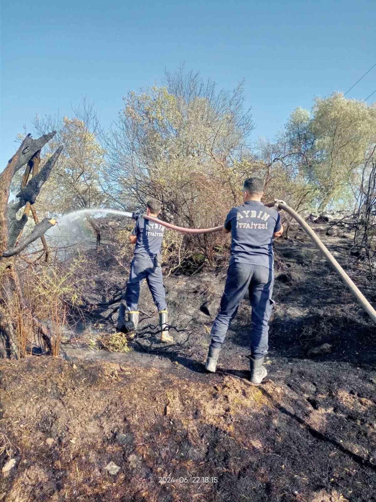 Aydın İtfaiyesi 48 saatte 81 yangına müdahale etti
