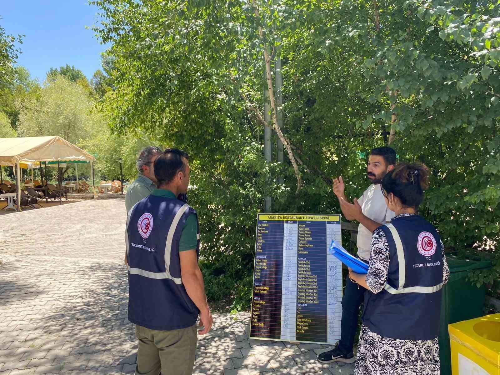 Tunceli’de, kurallara uymayan işletmelere ceza kesildi
