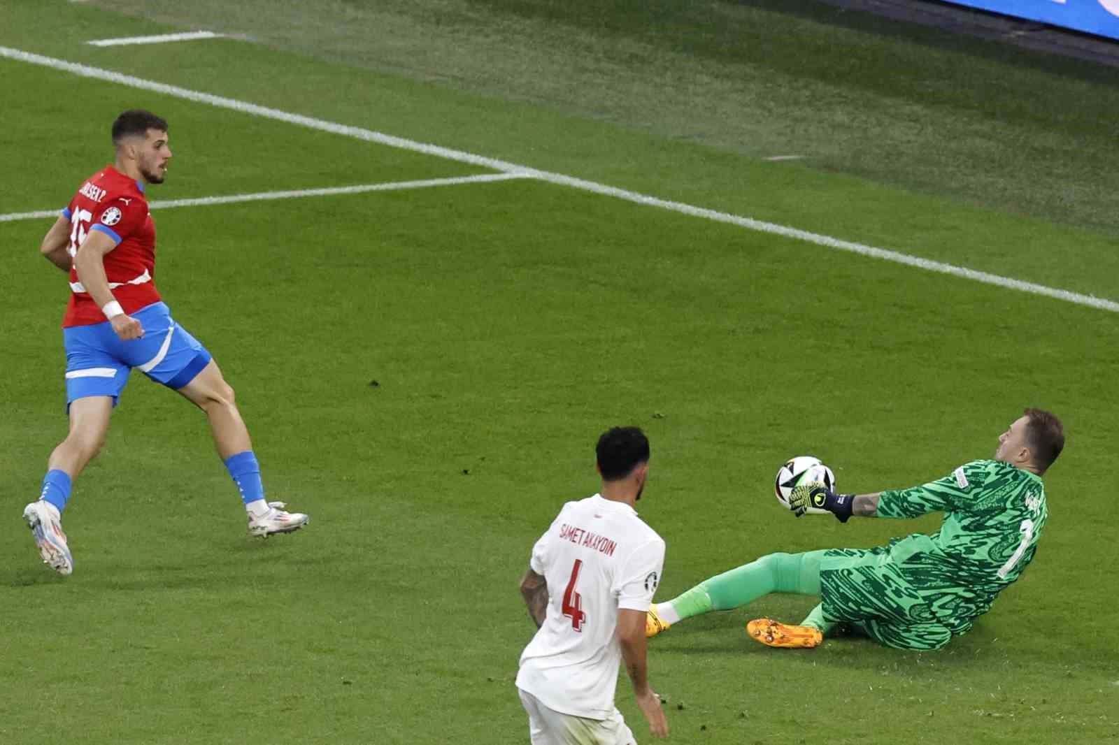 EURO 2024: Çekya: 0 - Türkiye: 0 (İlk yarı)
