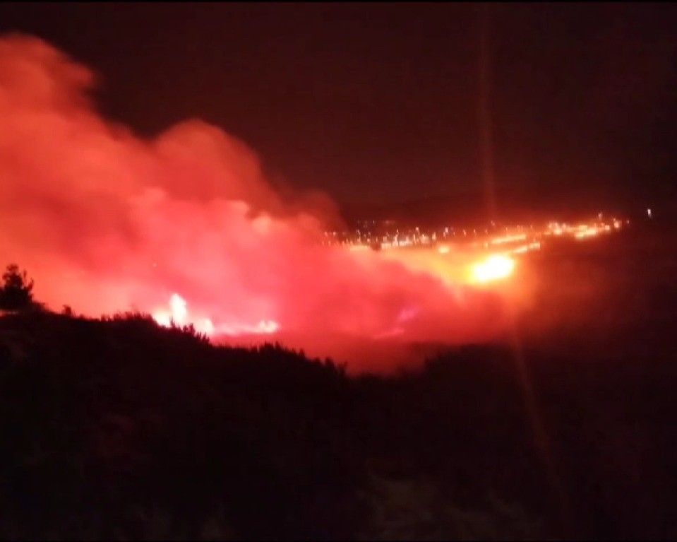 Kahramanmaraş’ta korkutan yangın
