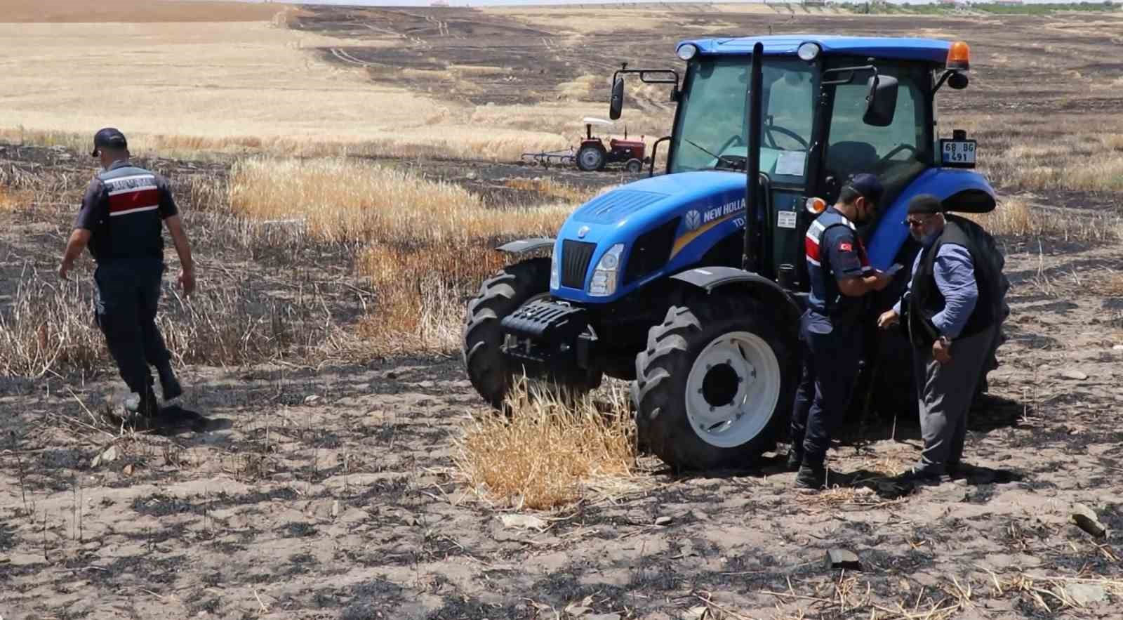 Anız yangınlarına karşı jandarma 24 saat eğitim ve denetimde
