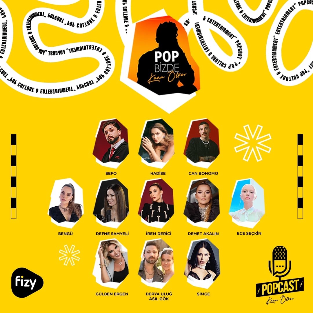 Popcast söyleşileri fizy’de başlıyor
