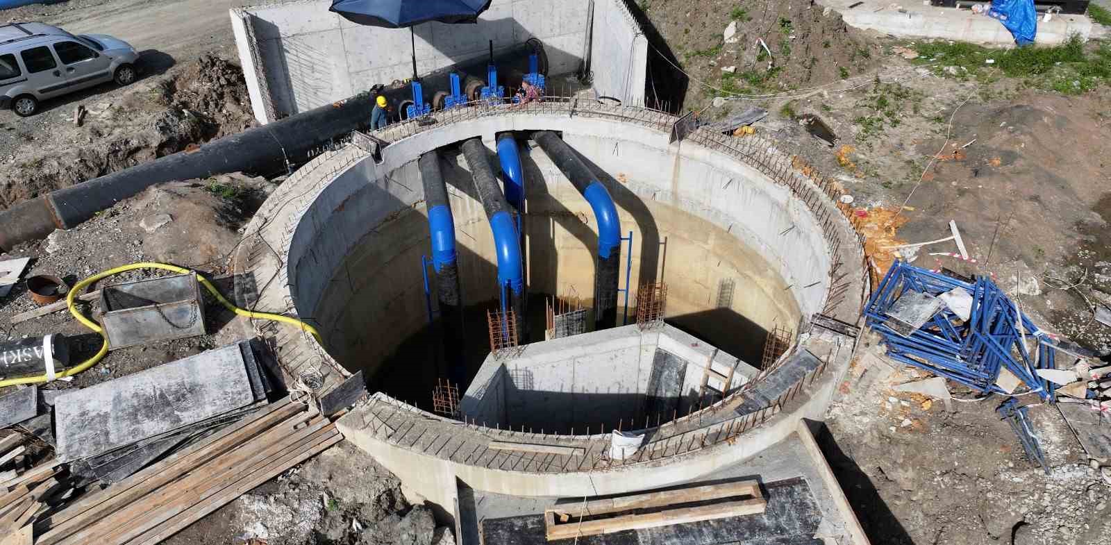 Terme’de yağmur suyu problemi çözülüyor
