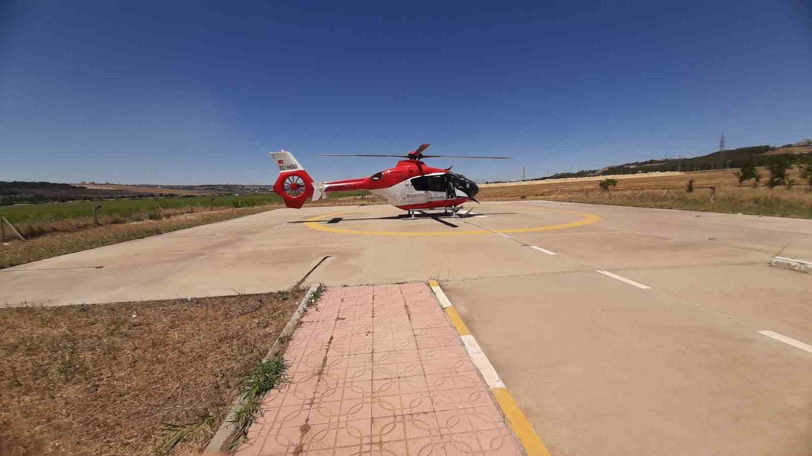 Diyarbakır’da 1 günlük bebek ambulans helikopterle hastaneye sevk edildi
